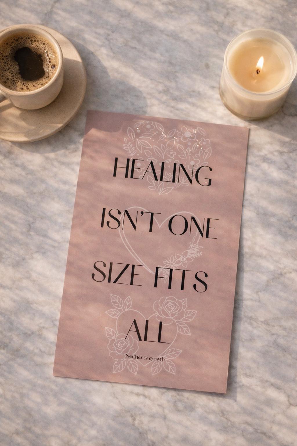 Held Together by Coffee and Courage | Minimal Self Care Planner with Swear Words | Healing, Burnout & Boundaries | Printable + iPad Planner