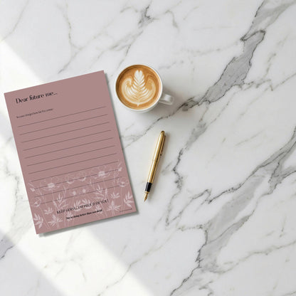 Held Together by Coffee and Courage | Minimal Self Care Planner with Swear Words | Healing, Burnout & Boundaries | Printable + iPad Planner